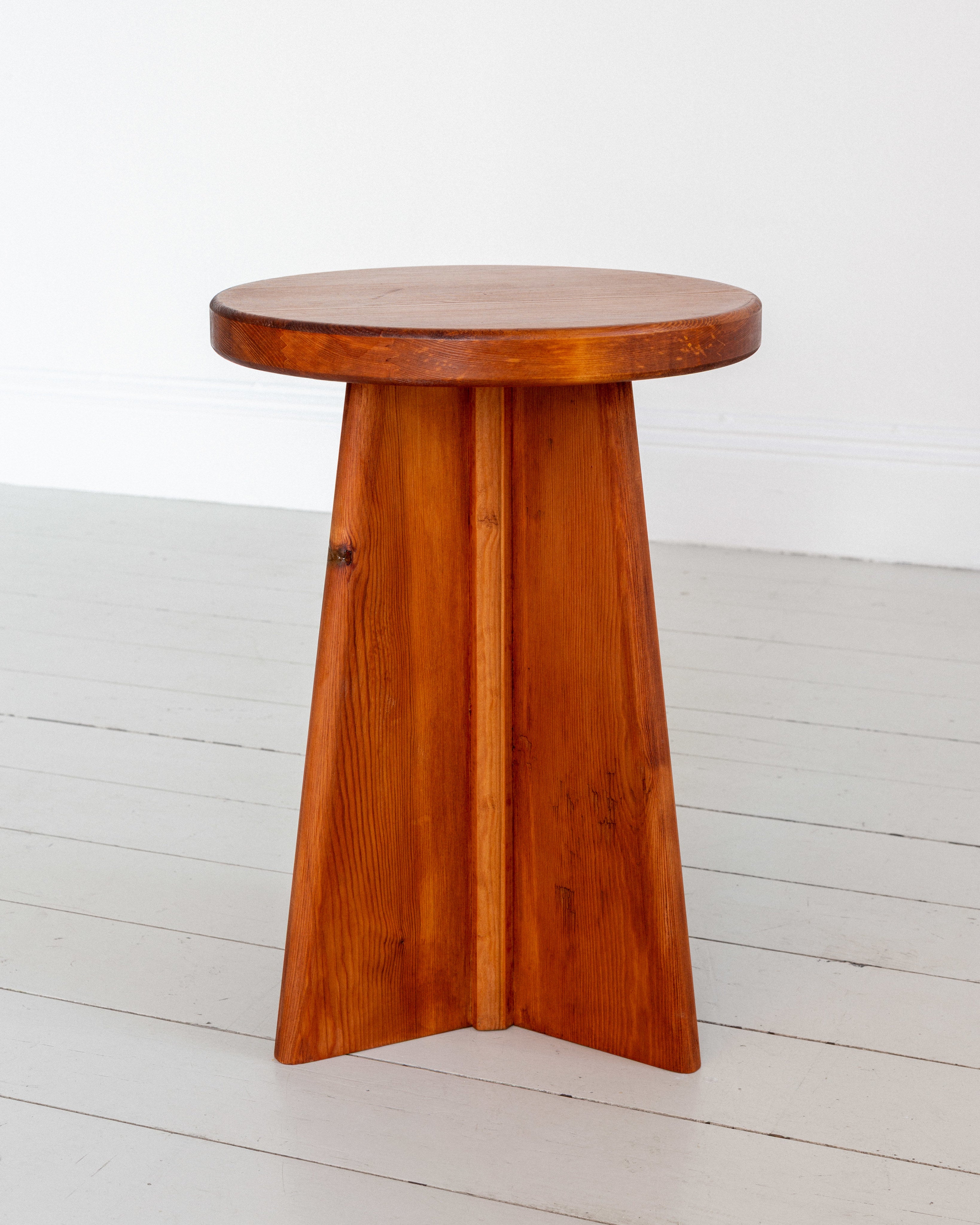 Pair of Vintage Swedish Pine Stools
