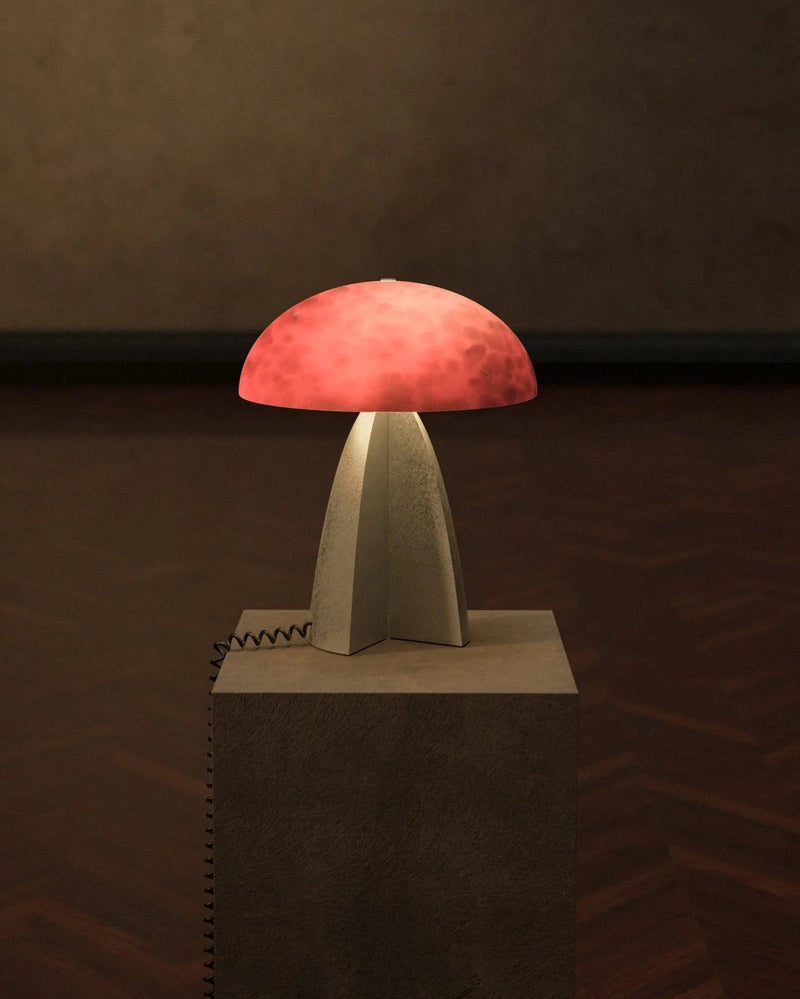 Neutrino Table Lamps in Glass and Cast Aluminium by Studio Brocky by Studio Brocky | The Oblist