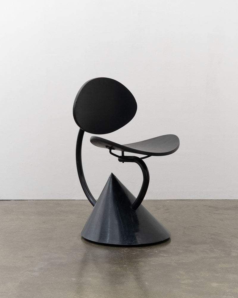 Hotel Zeus Chair by Ron Arad for Zeus, 1992 | The Oblist — black molded plastic design