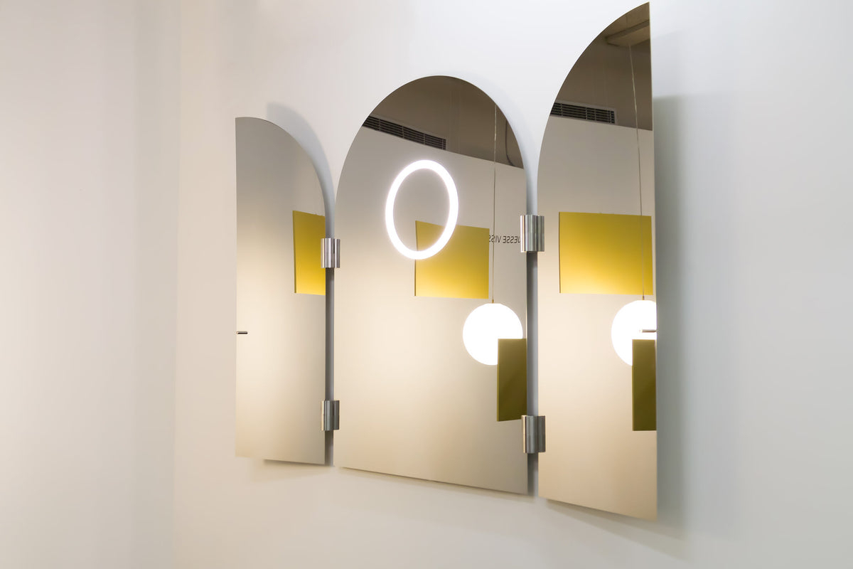 Triptych XL, stainless steel mirror — alternate view