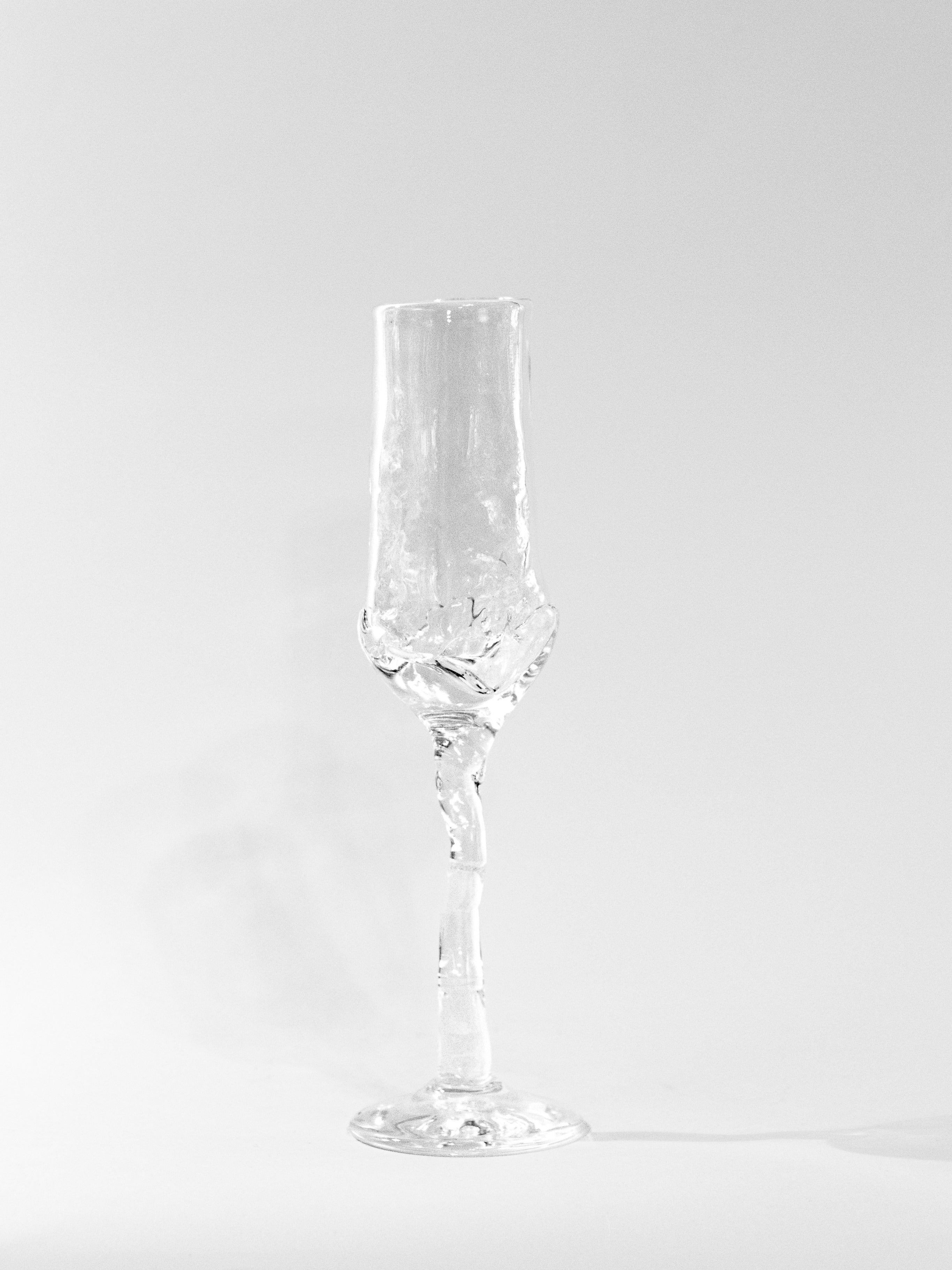 Organic Flute Champagne Glass