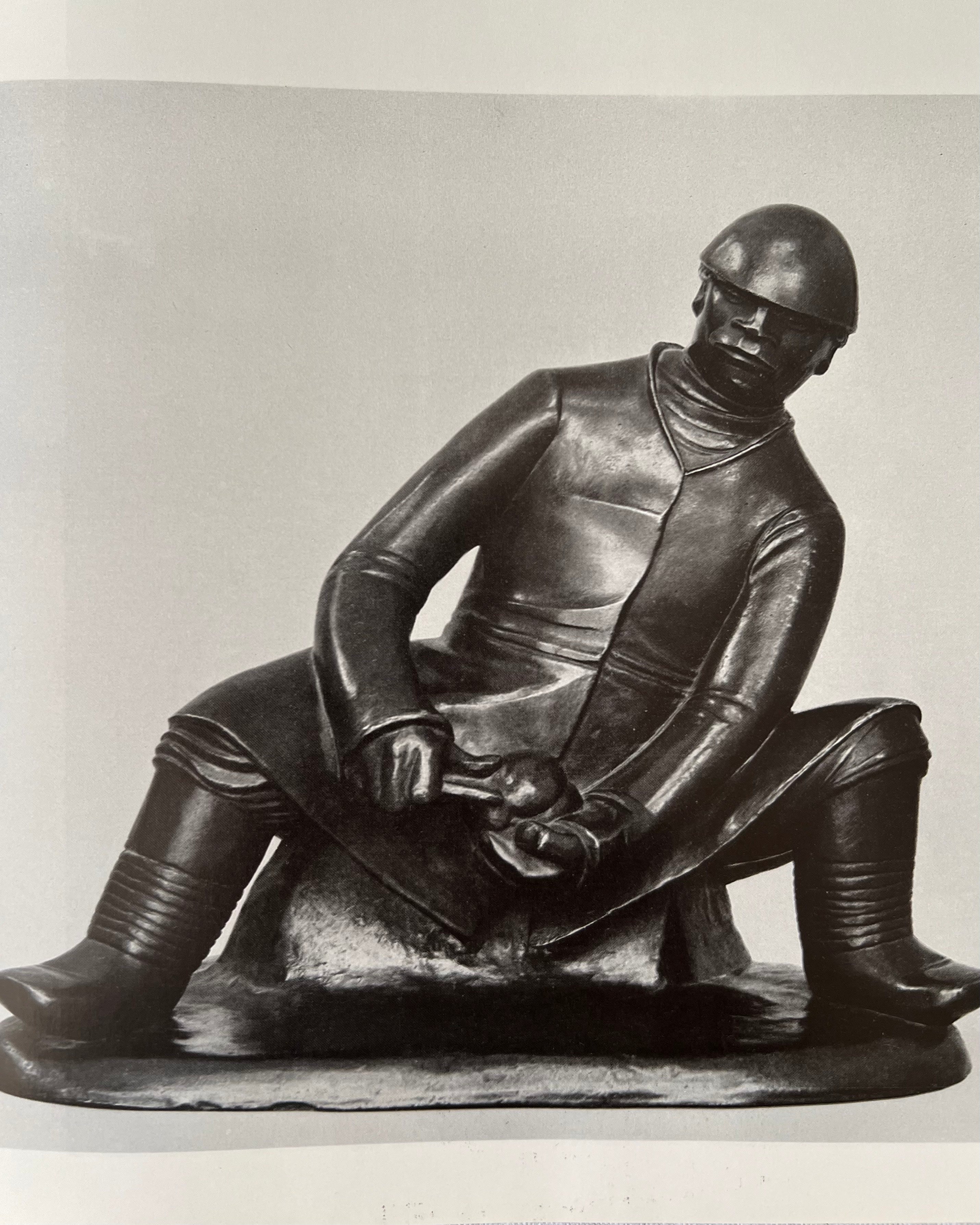 Ernst Barlach - Sculpture, Vintage Art Book, 1985 — detail view
