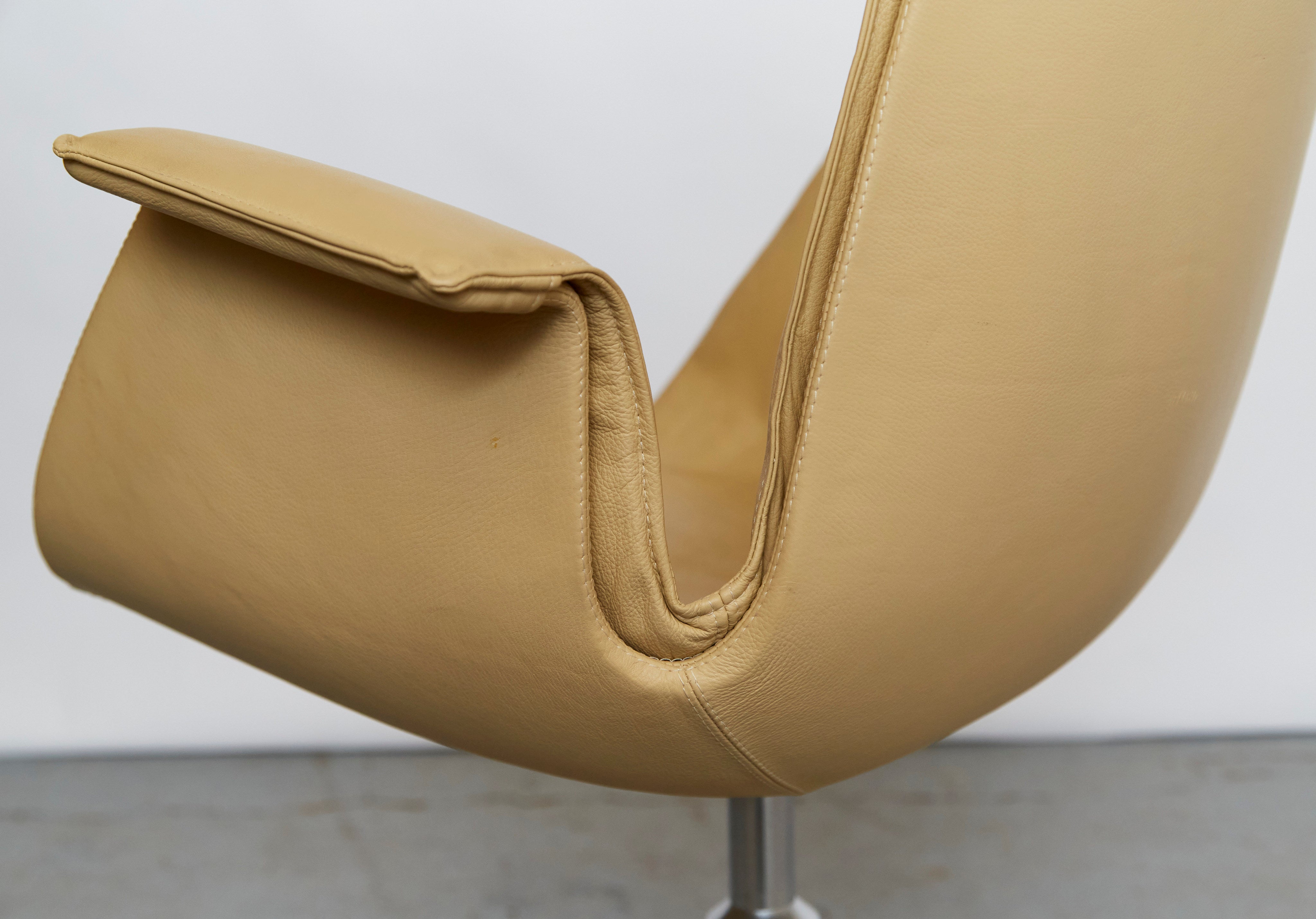 Chaise Tulipe Pivotante par Preben Fabricius & Jørgen Kastholm pour Walter Knoll