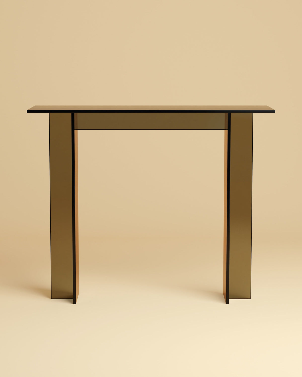 Glass Console Table - NAZ Series by Lebanto | The Oblist