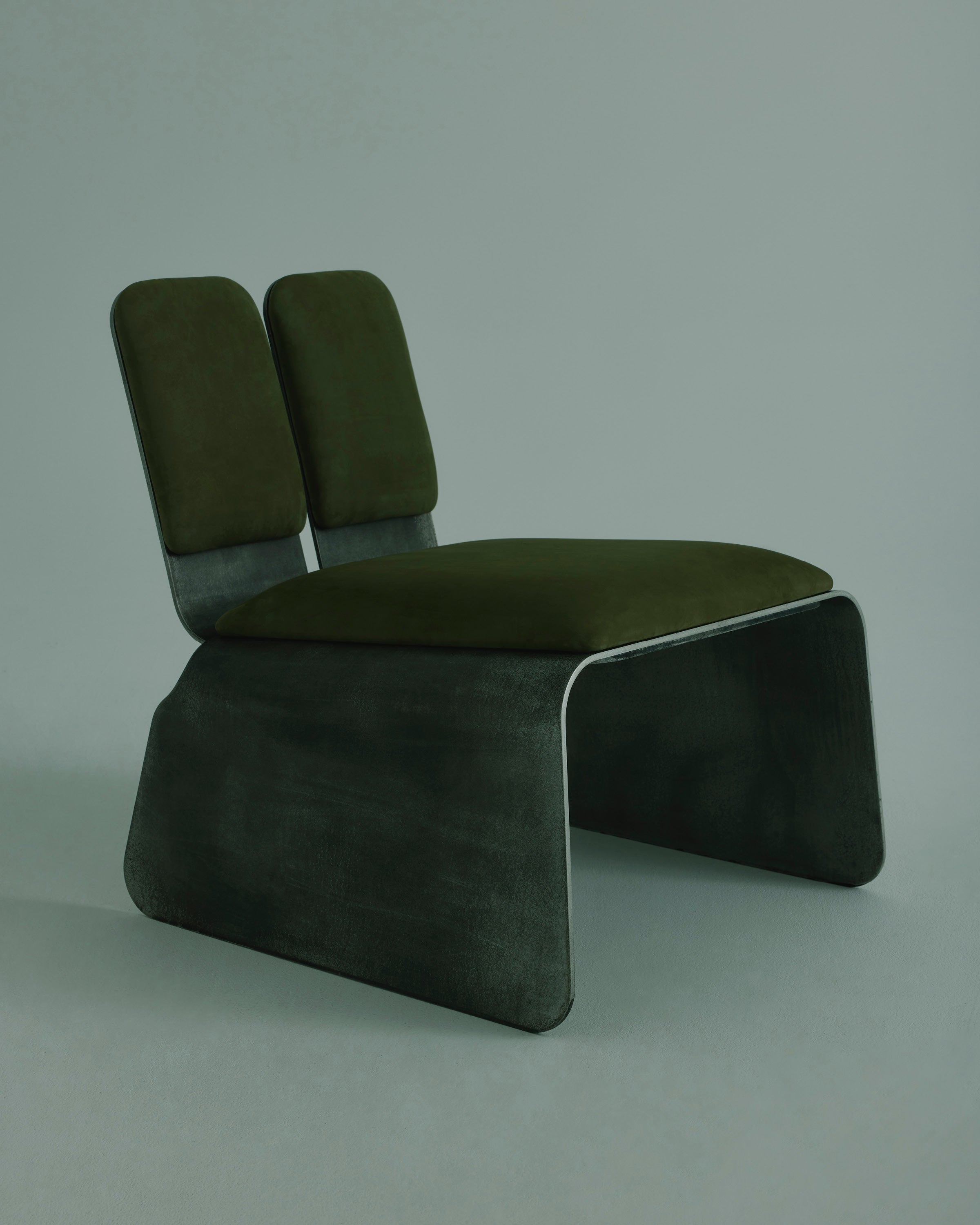 Rounded Edges Lounge Chair — alternate view