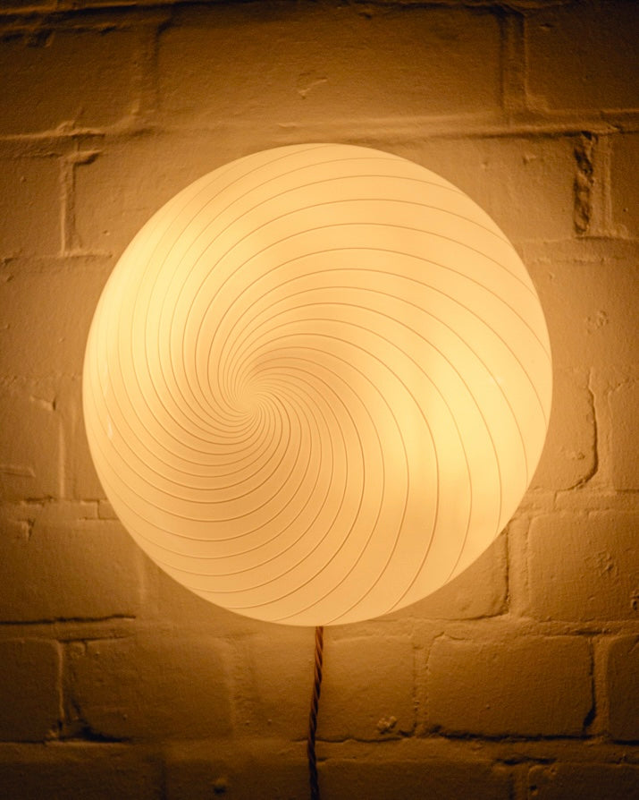 Murano Ceiling/Wall Light — side angle