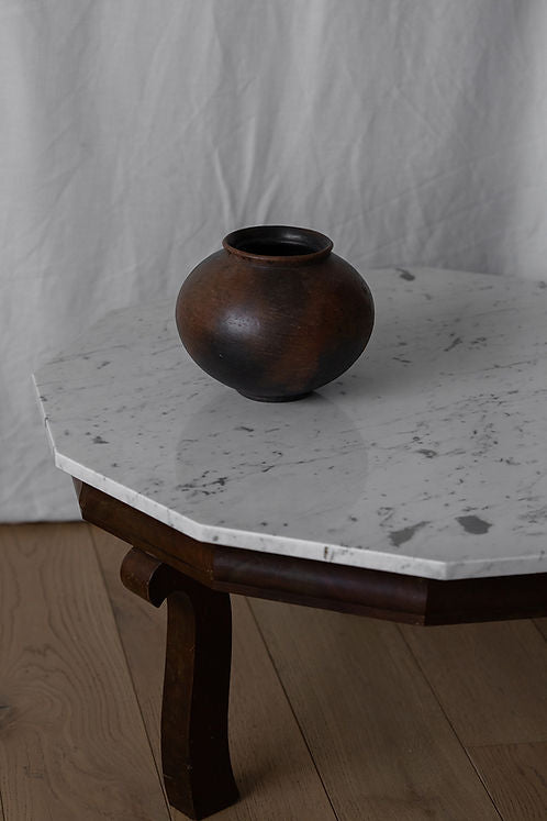 Art Deco Marble Coffee Table — detail view
