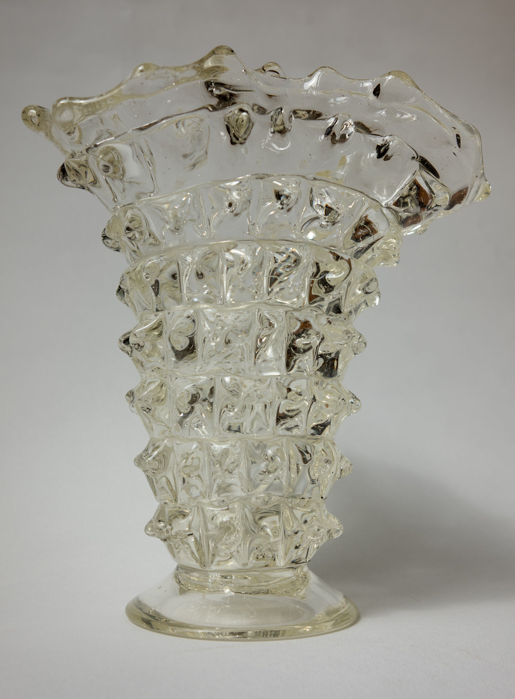 Ercole Barovier "Rostrato" Murano Glass Vase Attr. | Barovier&Toso - c. 1940s — alternate view