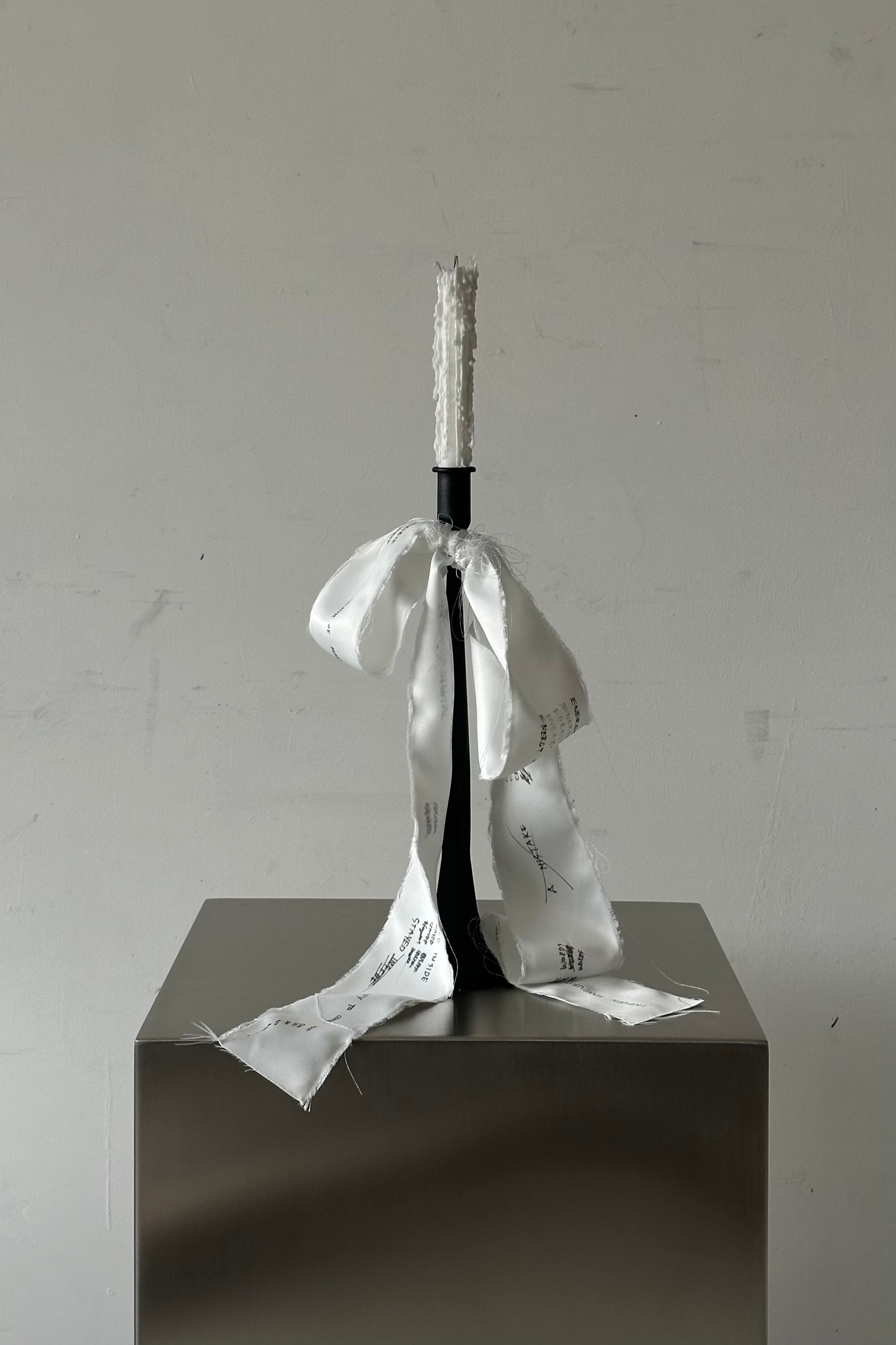 'UNFINISHED' Candleholder — alternate view