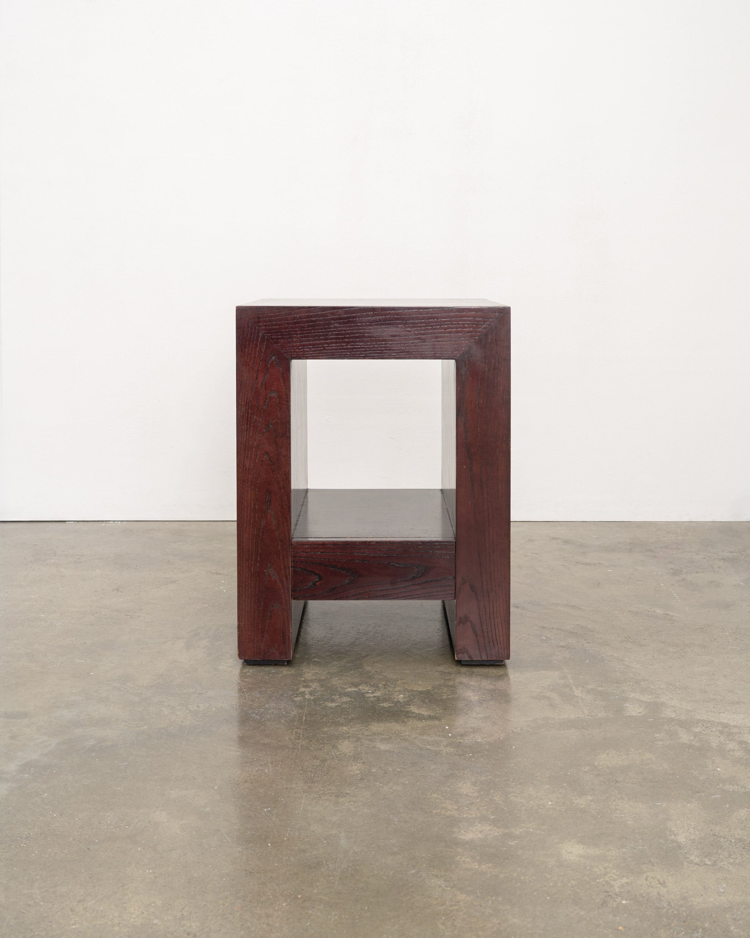 Postmodern Ash Cabinet, c.1980 — front view on concrete floor