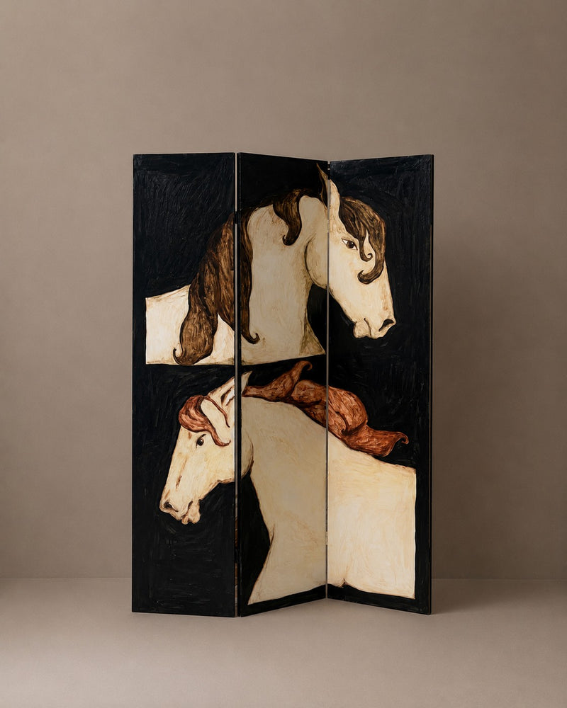 Room divider - runaway - Scandinavian Modern Style oil painting by Anna Mörner | The Oblist