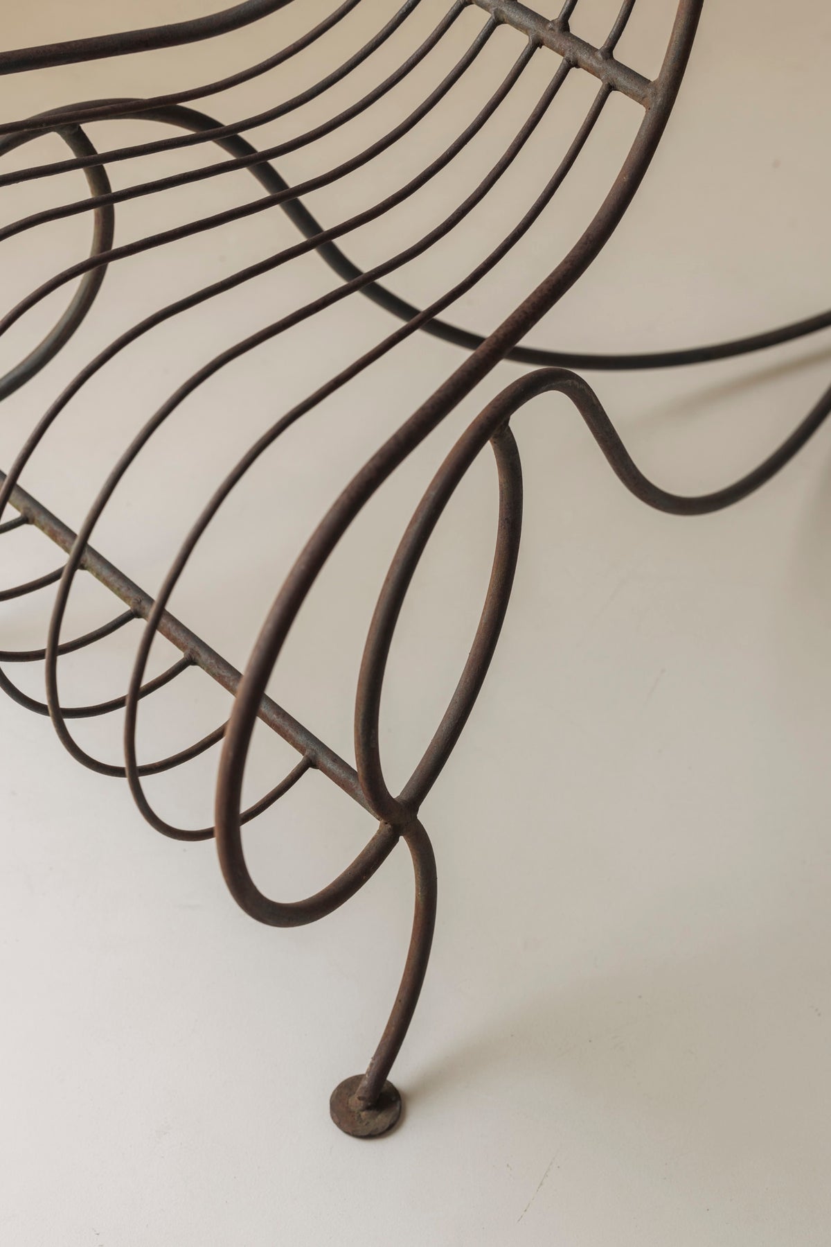 Wrought Iron Side Chair attributed André Dubreuil, France circa 1986 — additional view