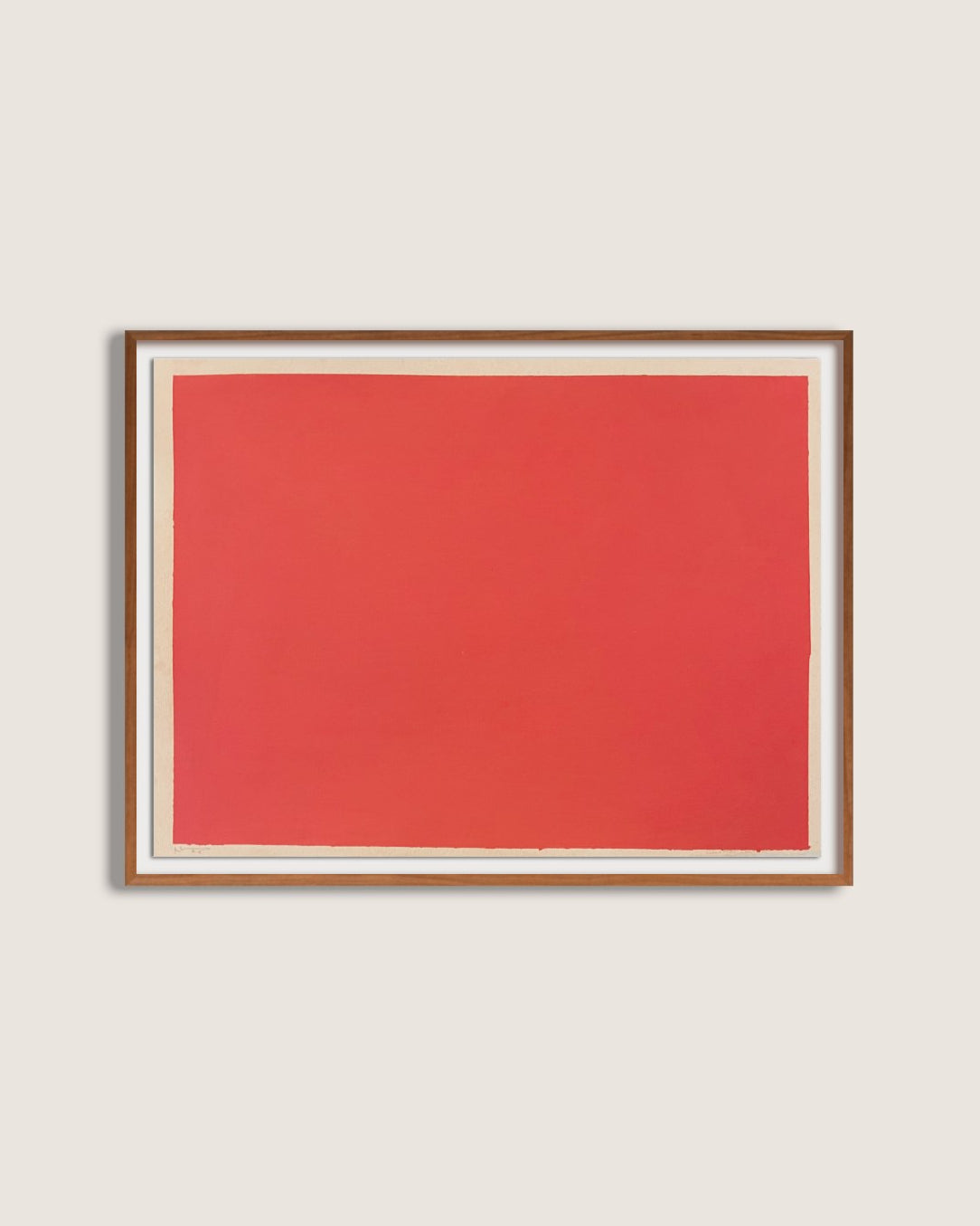 "Three Layers of French Red" Dye and Pigment on Aged Paper by Médecine | The Oblist