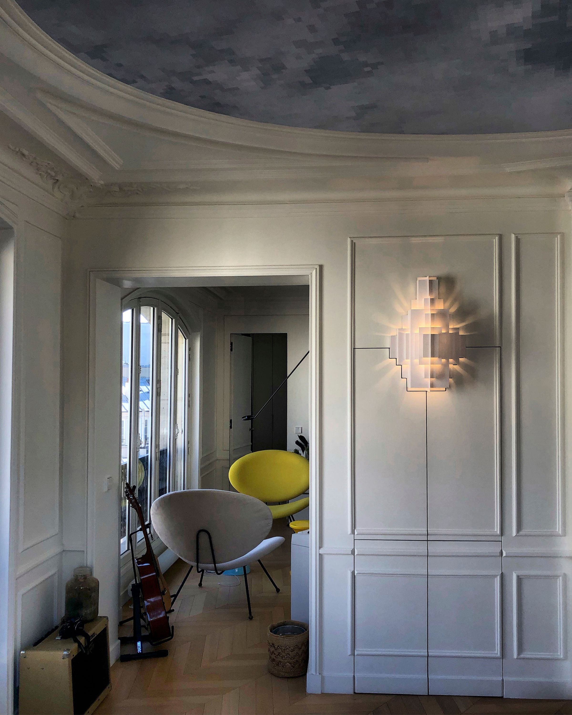Cloud City Wall Lampshade — side angle