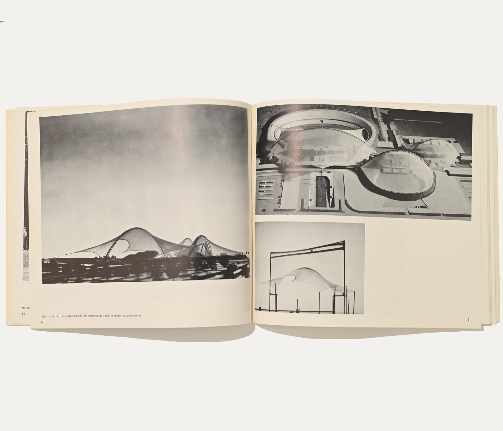 The Work of Frei Otto, MOMA, 1972 Architecture and Interiors Book — lifestyle setting