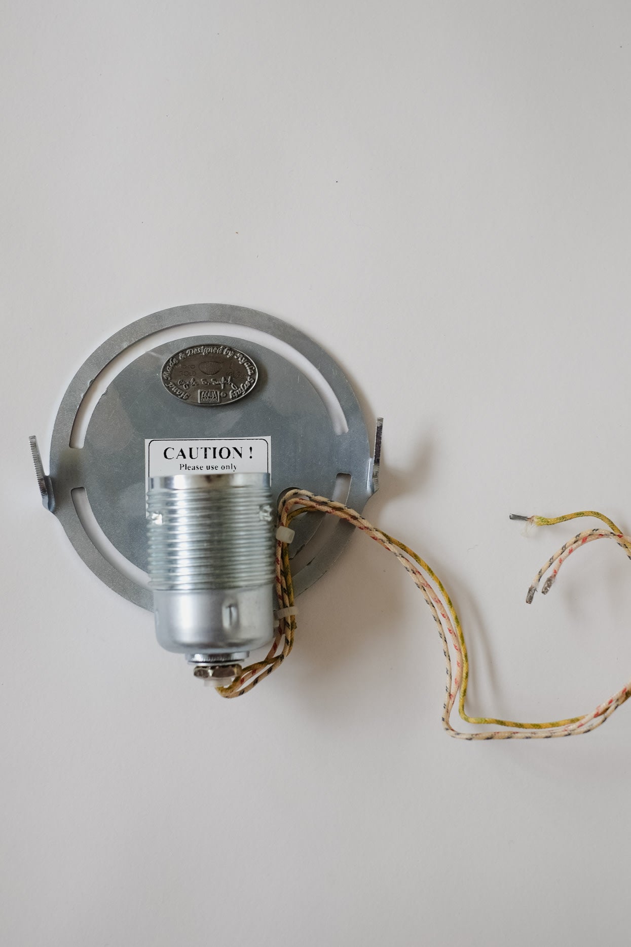 Maro Gold Silk Wall Lamp — Ayala Serfaty