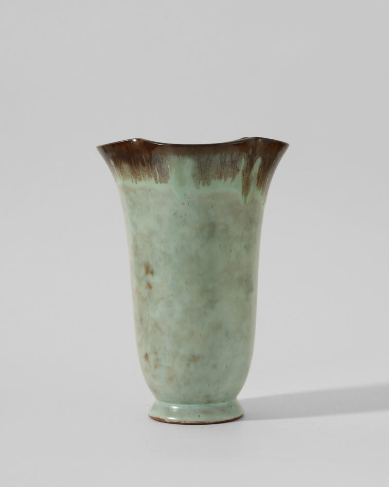 Christer Heijl Art Deco Turquoise Ceramic Vase, Sweden, 1930s by Vintage Stories | The Oblist — turquoise ceramic material