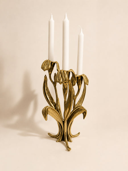 Italian Brass Candleholder by Dodo Vintage | The Oblist