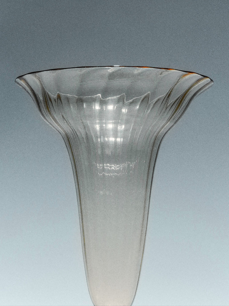 Pauly & Co for C.V.M., Soffiato Glass Vase, Murano, Italy, c. 1935 — detail view