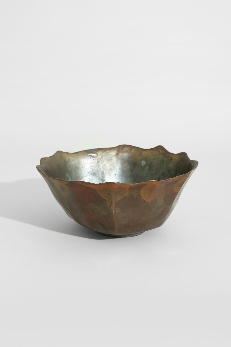 Bronze Organic Metal Bowl by Villa | The Oblist