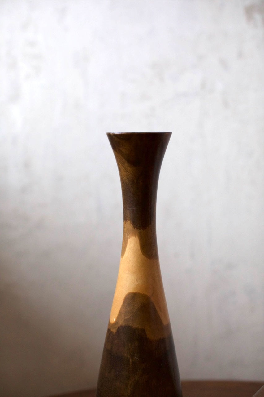 Wooden Vases — side angle highlighting handcrafted wood grain