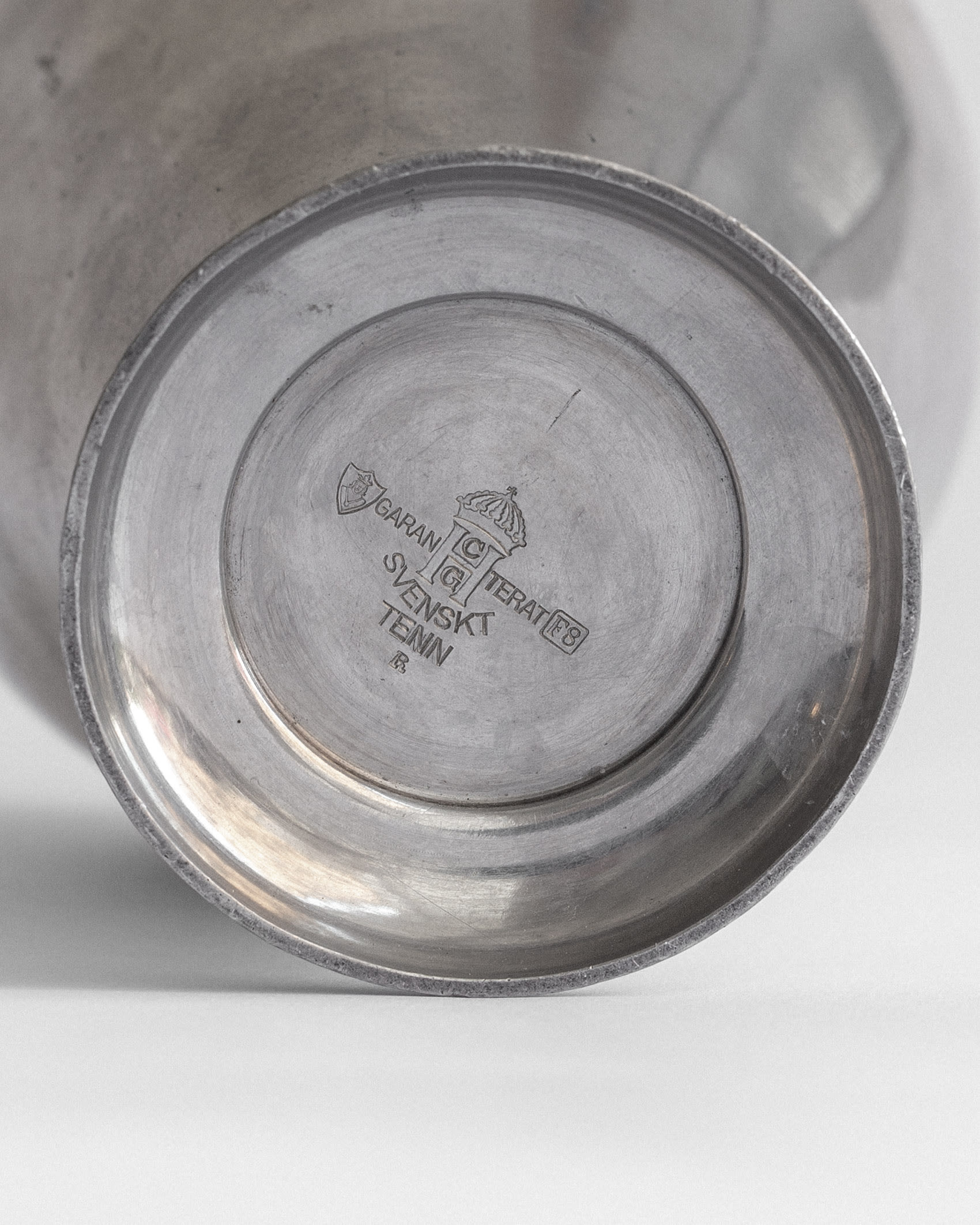 Art Deco Pewter Vase by C.G. Hallberg, Sweden, 1932 — alternate view