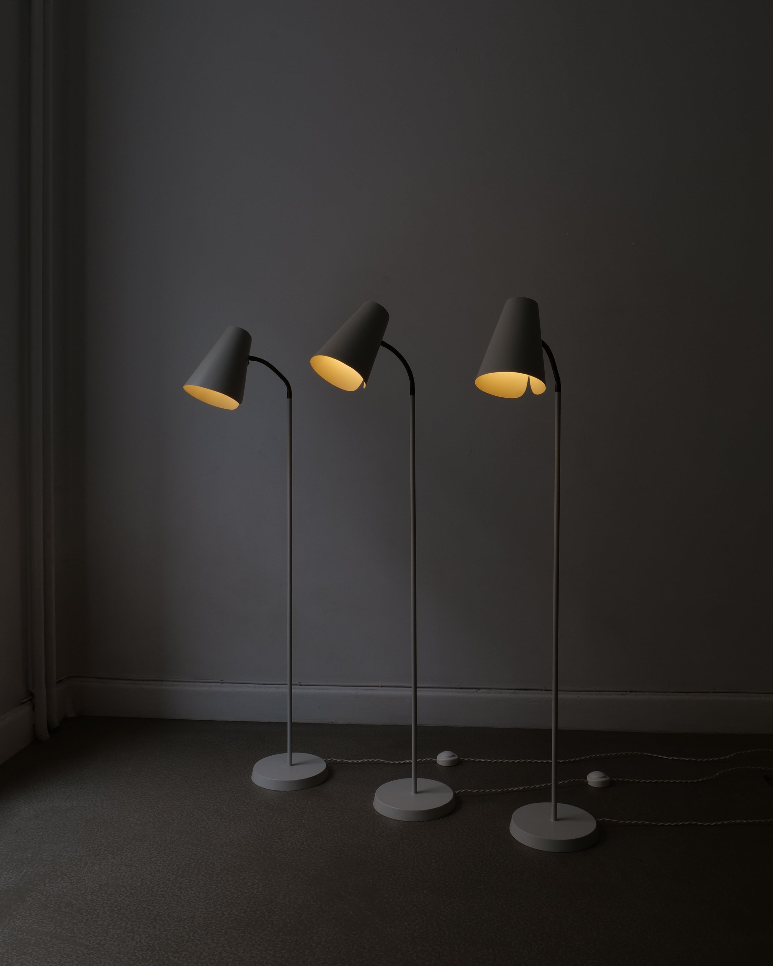 Harald Notini Böhlmarks Model 225 Floor Lamp 1940s — in context