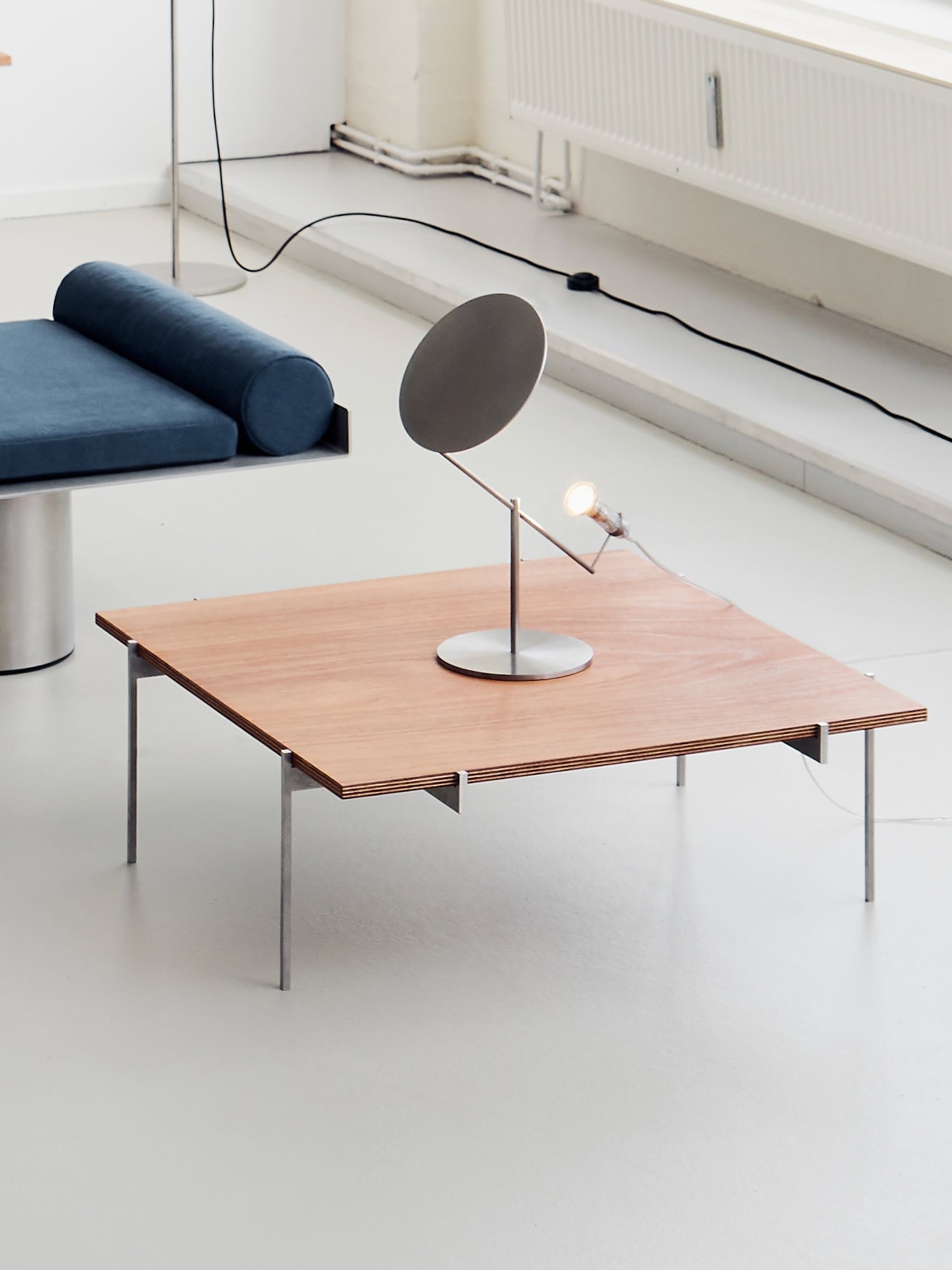 Lightweight Lounge Table — angled view in modern living room setting