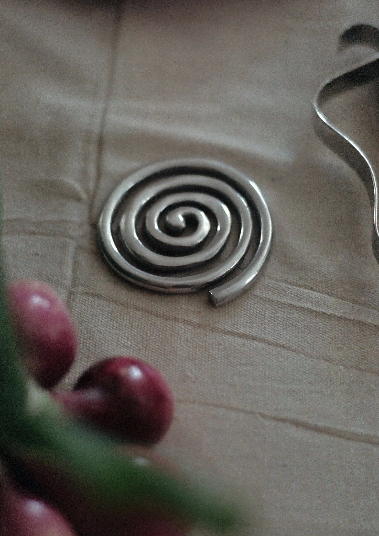 Spiral Coasters by Sophie Lou Jacobsen – Set of 4 — lifestyle setting