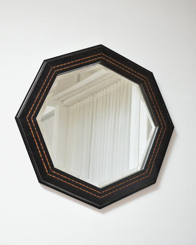 Octogonal mirror, 1970s by Barracuda Interiors | The Oblist