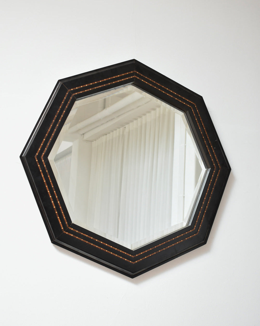 Octogonal mirror, 1970s by Barracuda Interiors | The Oblist