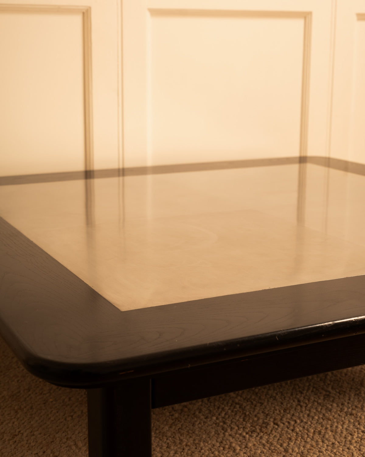 Wood & Metal Coffee Table — in context