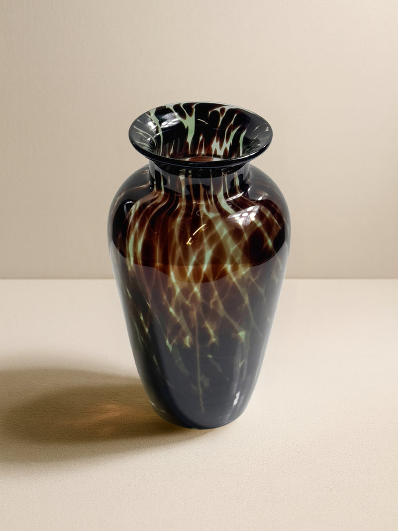 Tinted Murano Tortoise Vase — detail view