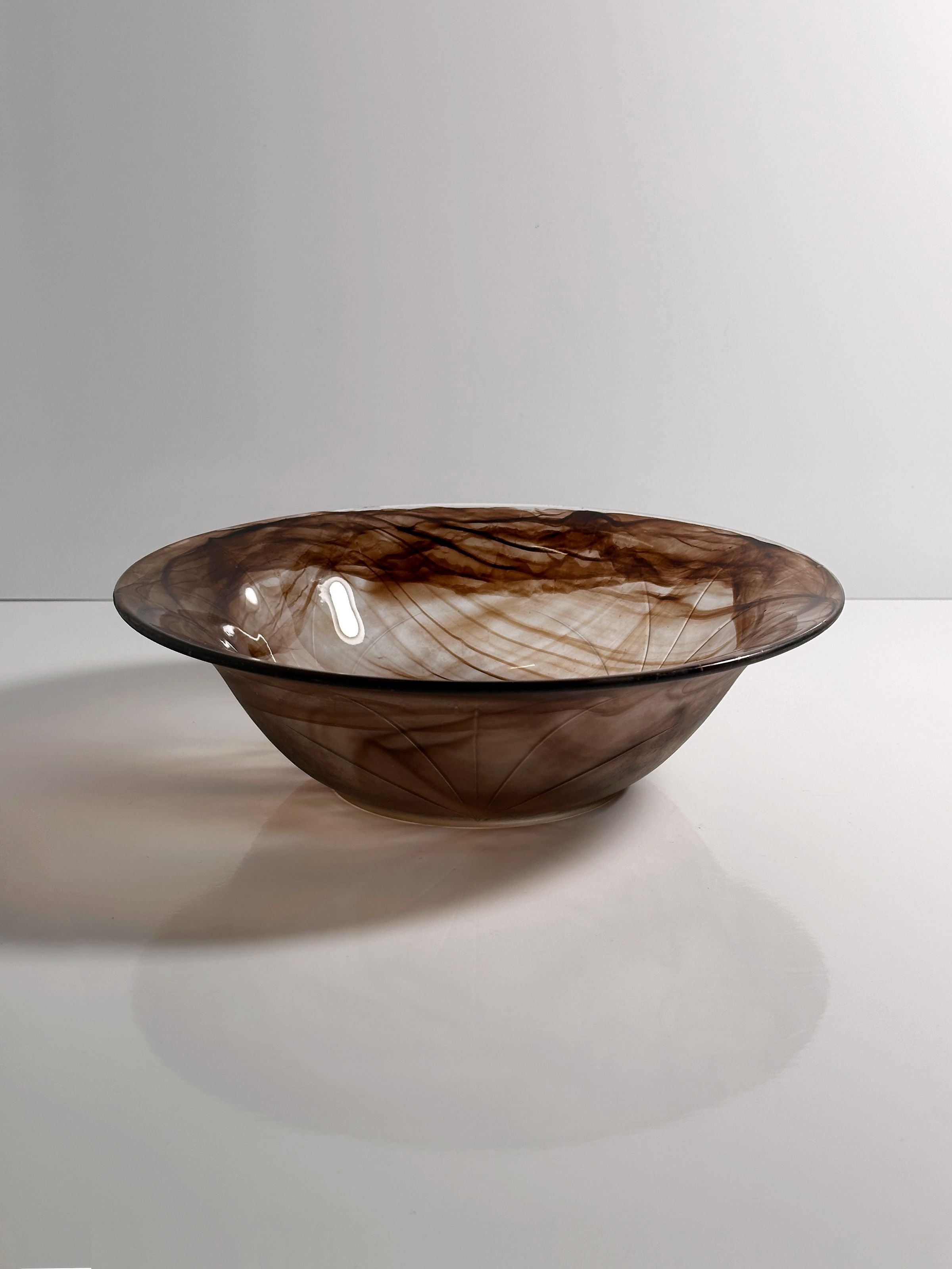 German Art Deco Cloud Glass Bowl