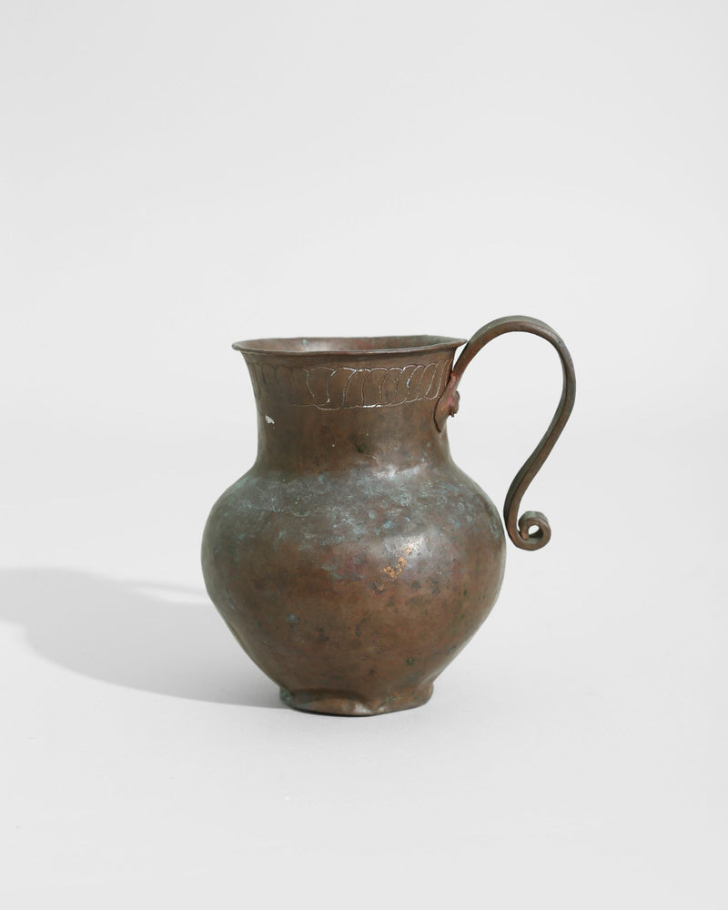 Copper Folk Pitcher by Villa | The Oblist