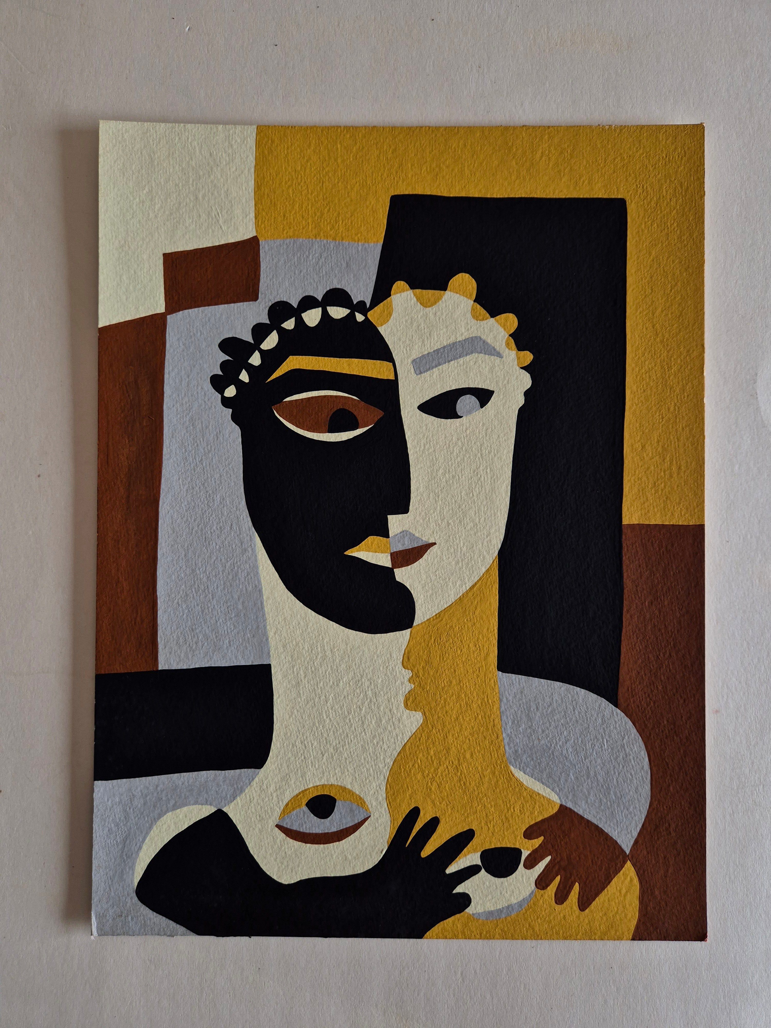 REGARDE-MOI no.8, Painting — lifestyle setting