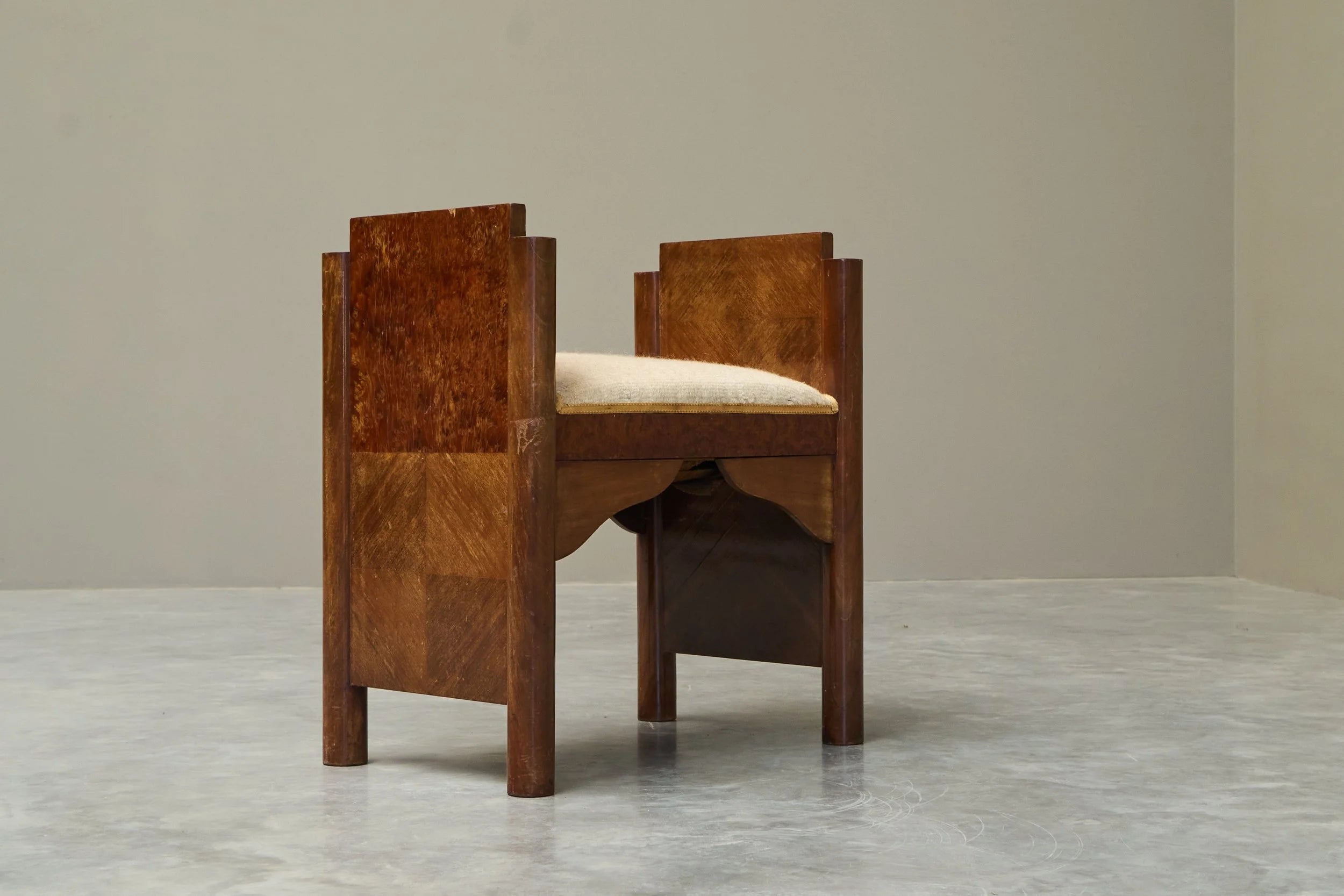 Fantastic Art Deco Bench in Highly Original Condition 1930s — in context