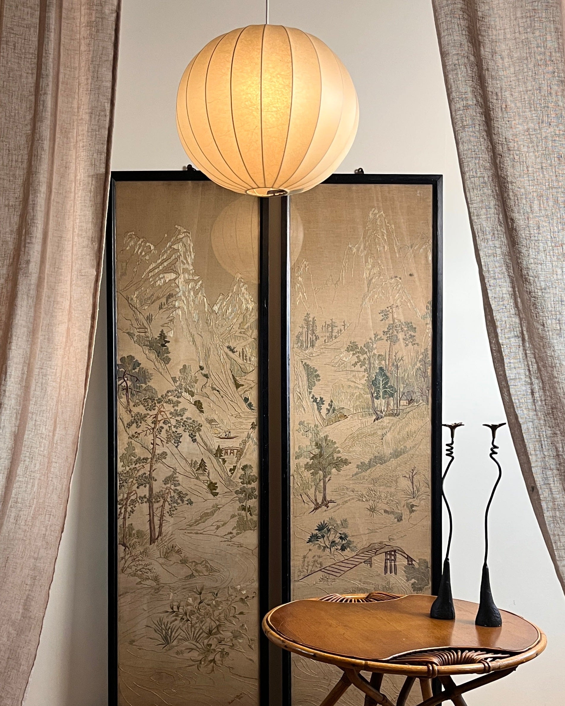 Large Italian Cocoon Pendant