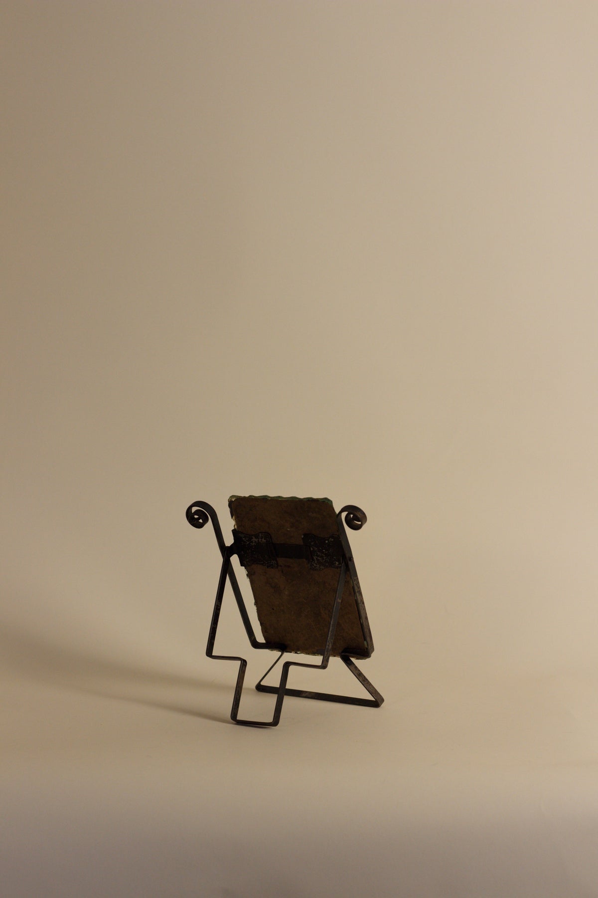 Petite Wrought Iron Mirror — alternate view