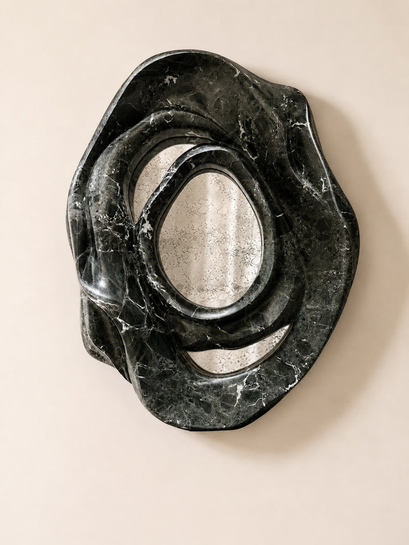 'Orbis' Sculptural Mirror II by HOMA | The Oblist