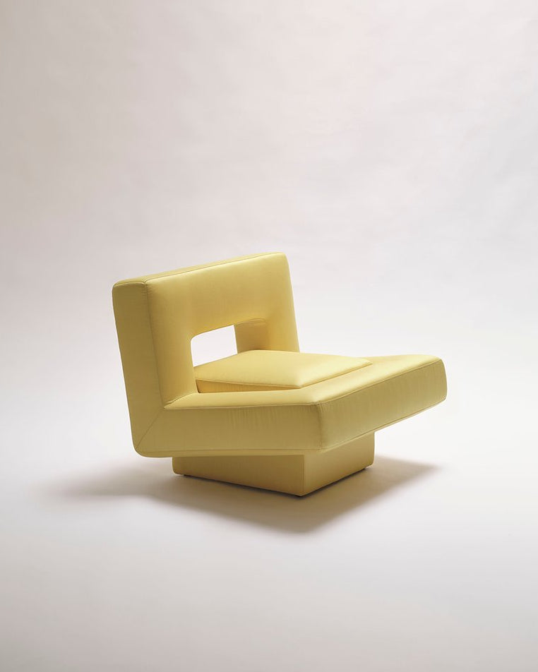 "Soft Block" sculptural Armchair by NO MORE PRIVATE | The Oblist