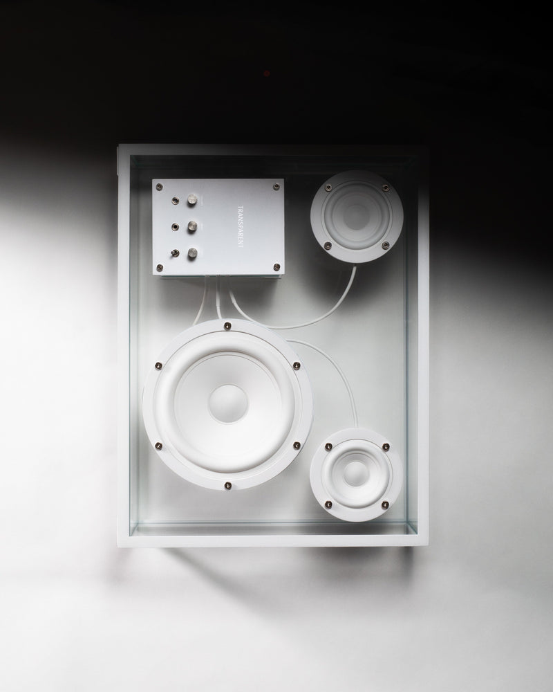Transparent Speaker White - Bluetooth by Transparent | The Oblist — modern transparent design