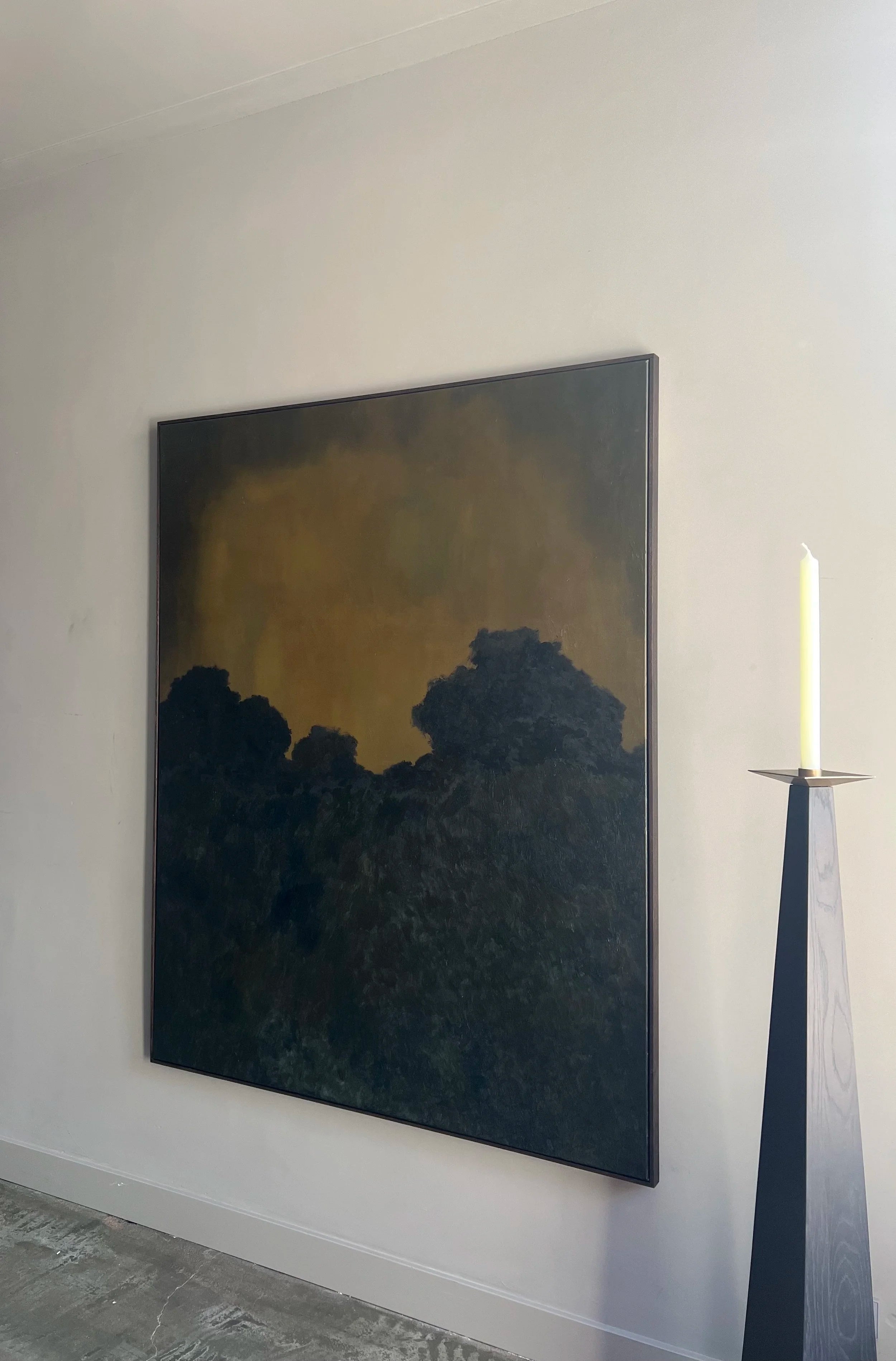 Evening Silhouette III (2026) - Oil Painting by Aimée Adriaansen — lifestyle setting