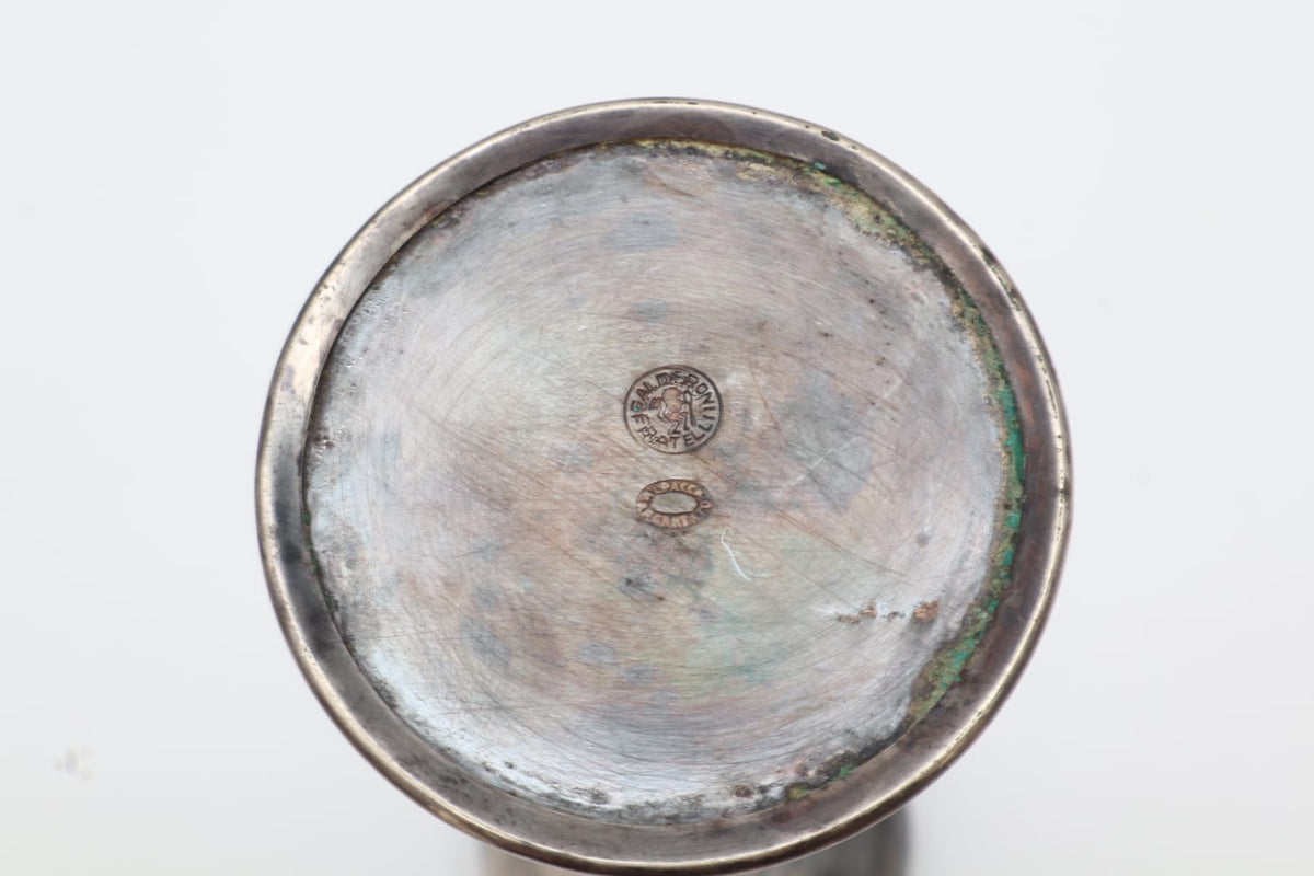 Gio Ponti ‘Soliflore’ Silver-Plated Bud Vase for Calderoni – Italy, 1930s — alternate view