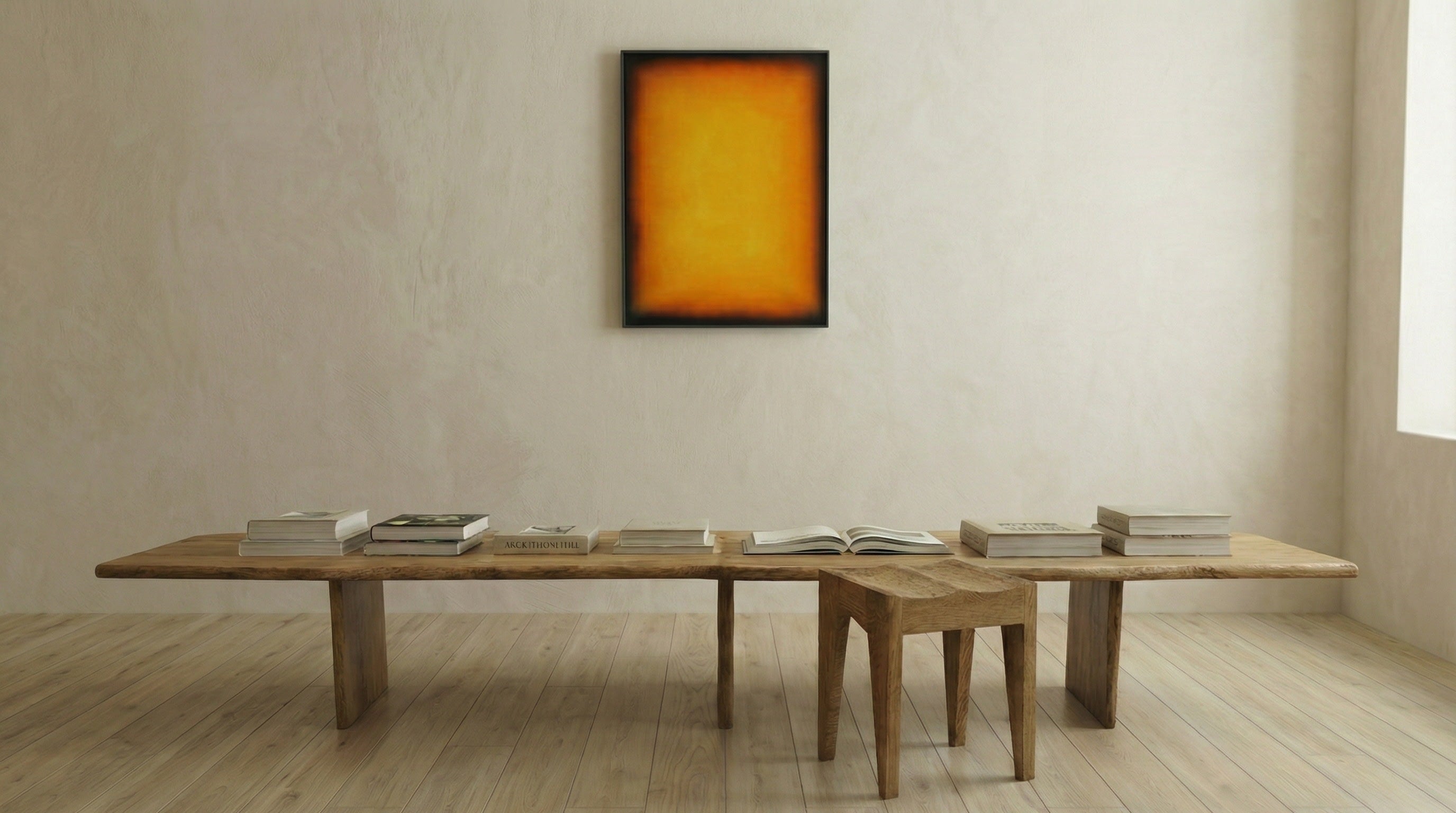 Coffee table "cliff serie" — in context