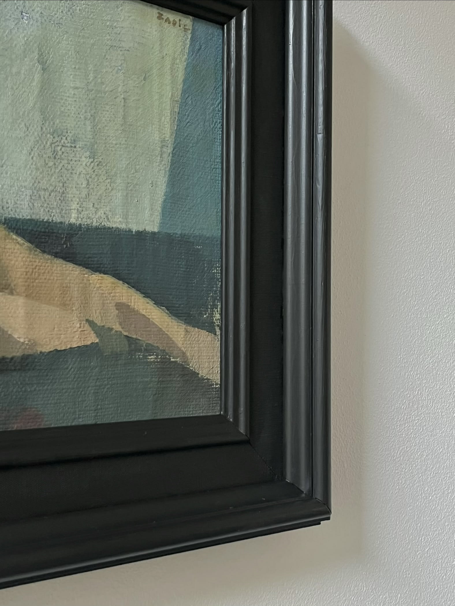 Midcentury Nude in Oil — lifestyle setting