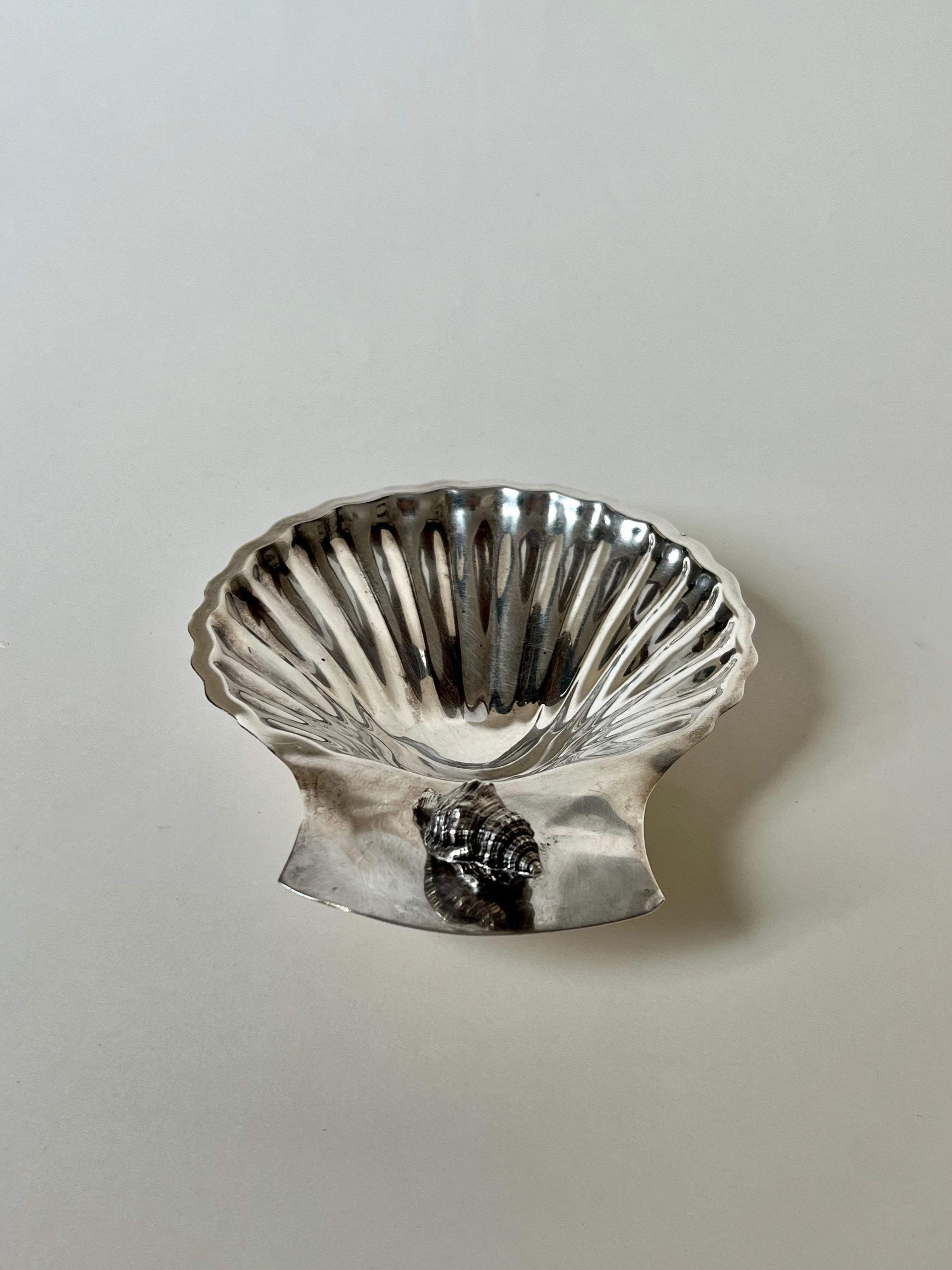 Mexican Silver Shell Vide Poche