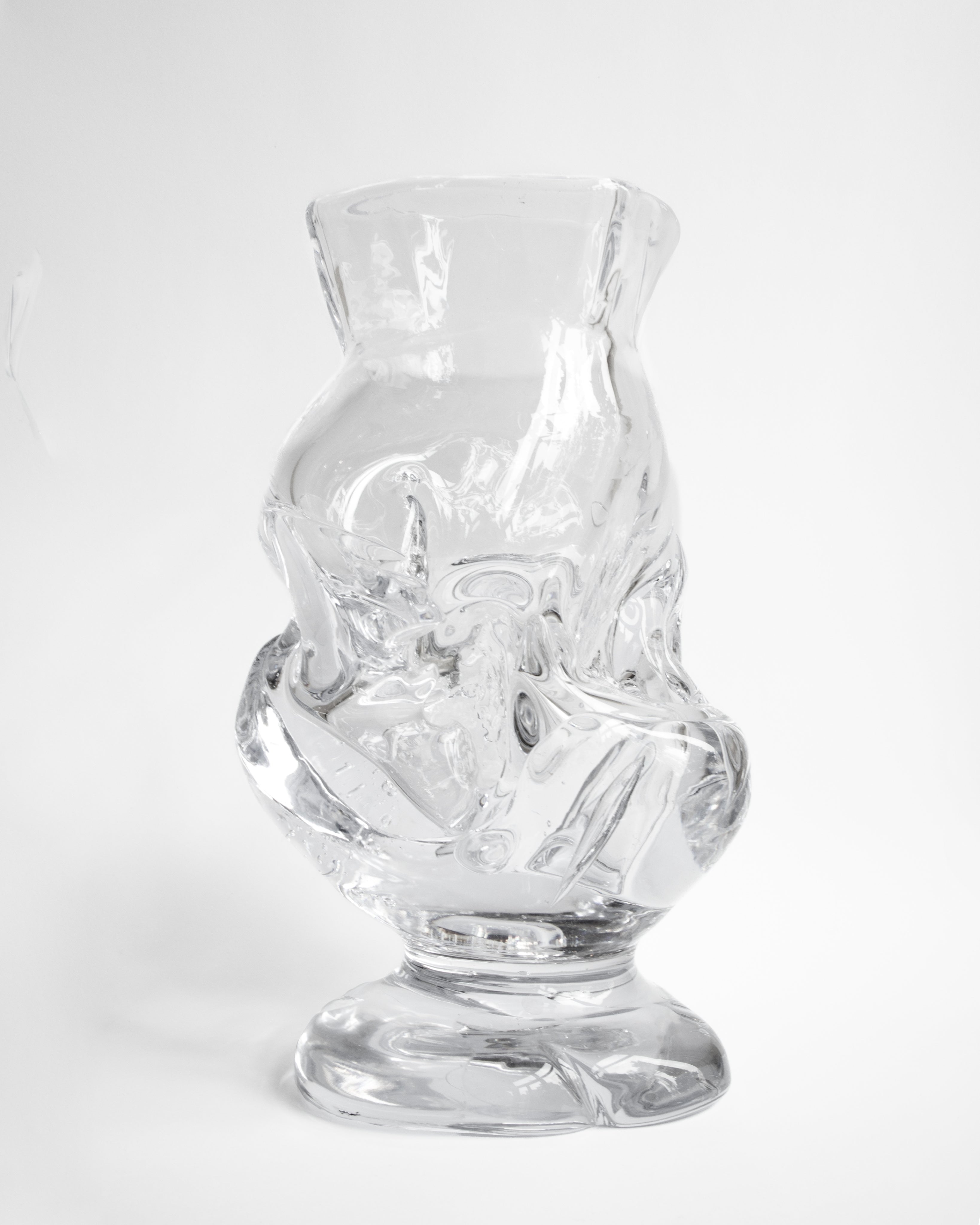 Organically Shaped Hand-blown Vase No. 3 by Szkło Studio | The Oblist