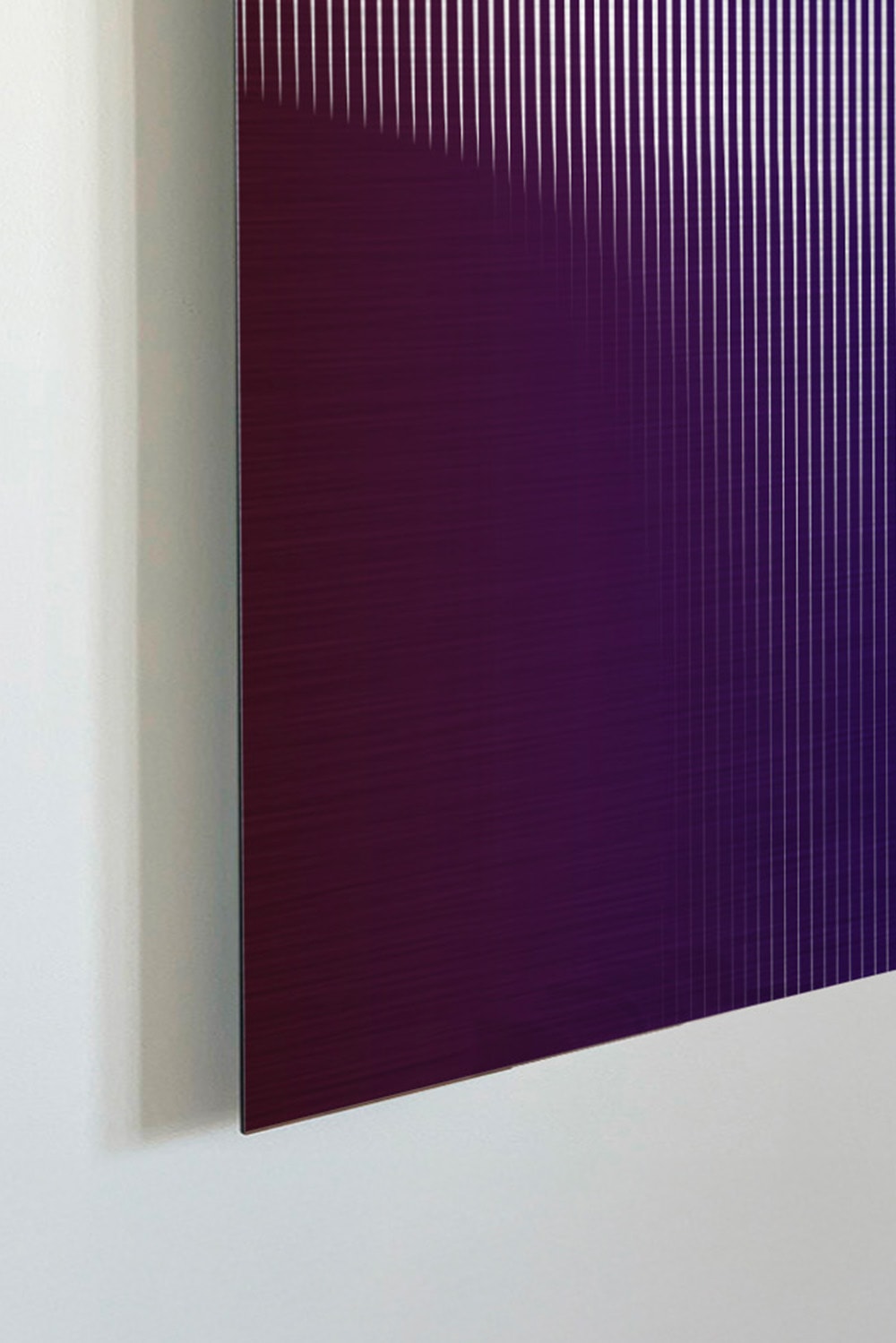 Minimalism Sculptures in Aluminium - OSMOSE 20 — side angle