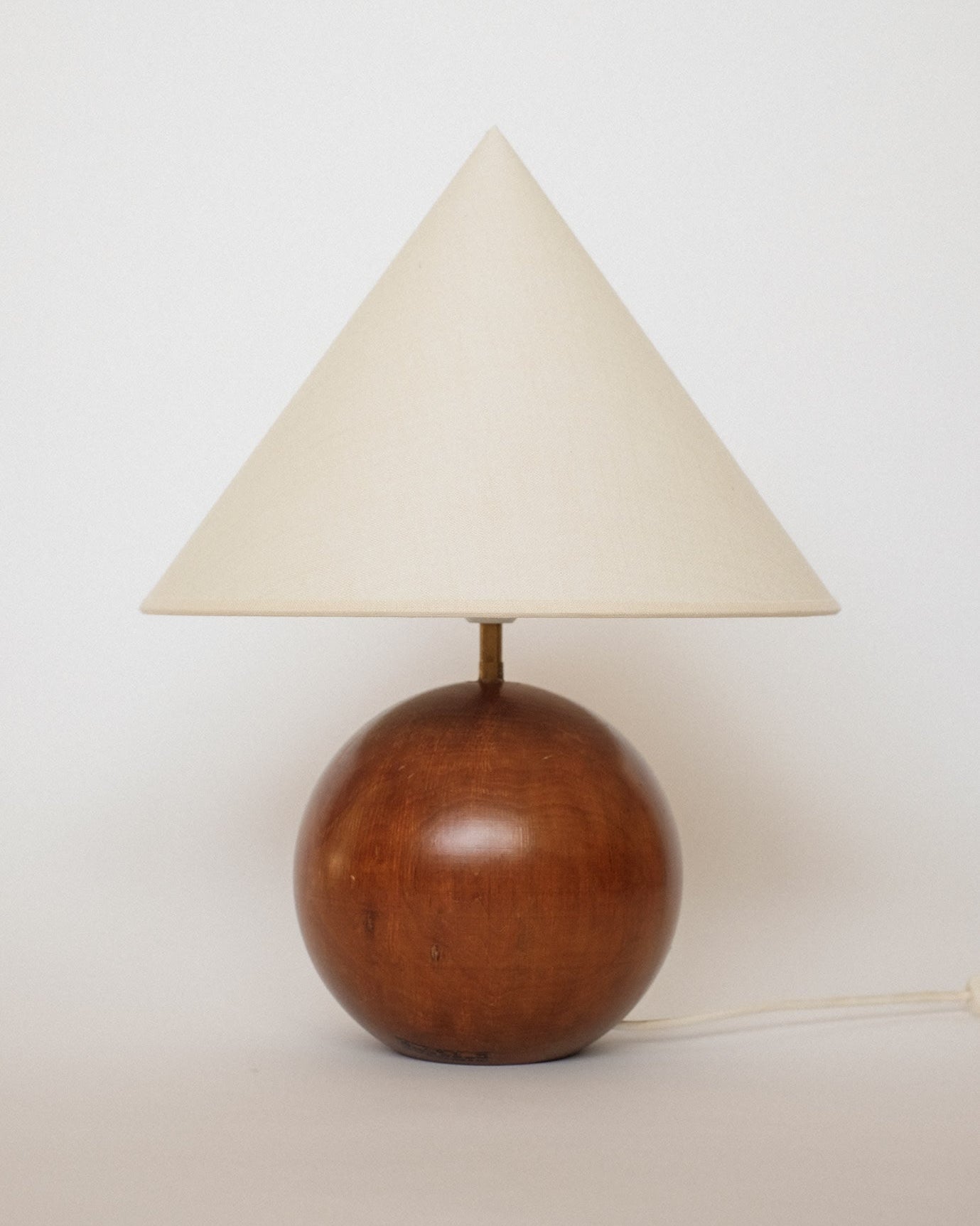 Wooden Sphere Table Lamp by septembre studios | The Oblist